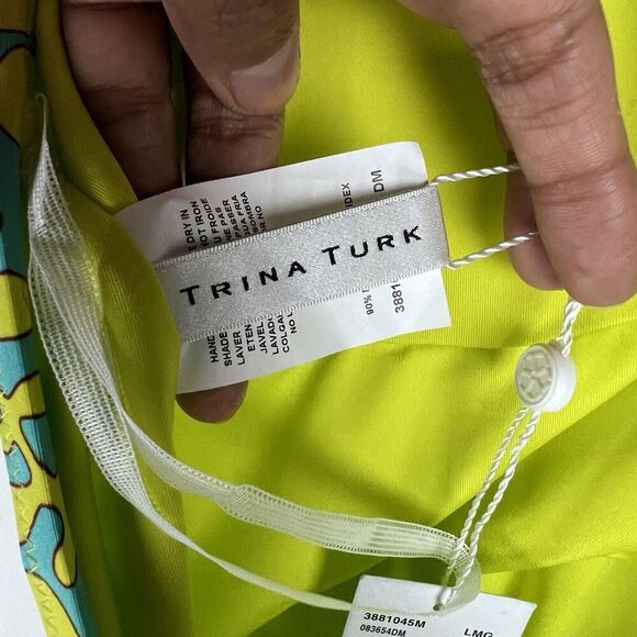 Trina Turk Spa & Swim Collection Trellis Floral Swimsuit Size 14 NWT - Picture 6 of 9